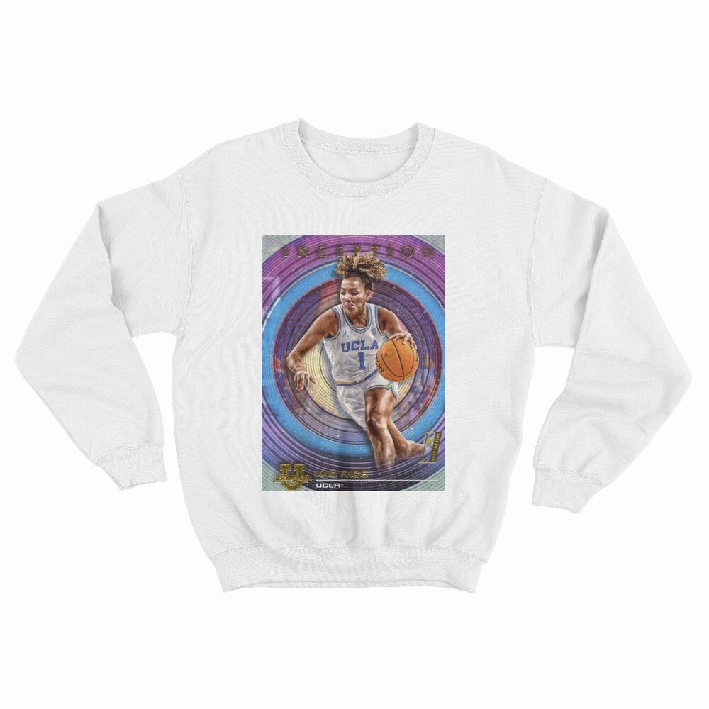 Bowman University Inception KiKi Rice RC UCLA Basketball White Sweatshirt